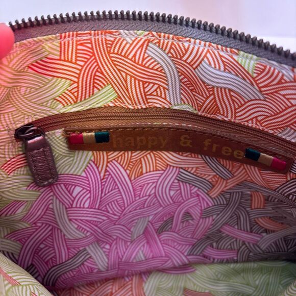 The Sak Silver Shimmer Leather Small Crossbody Purse - Picture 7 of 7